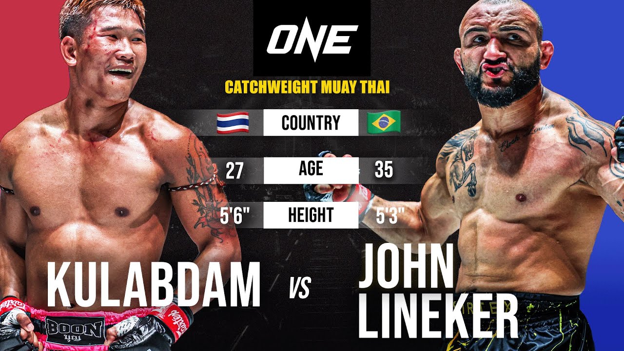 MASSIVE BLOWS  Kulabdam vs. John Lineker | HEATED Muay Thai Fight