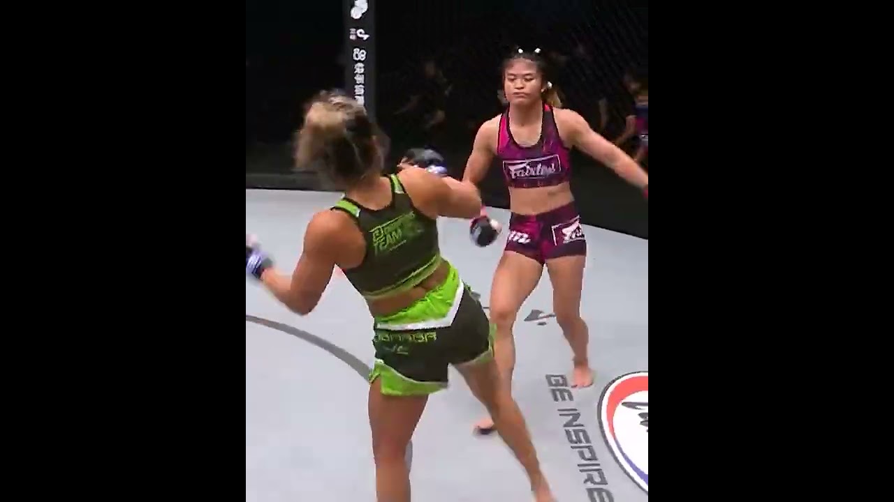 Stamp is a BEAST  Relive the atomweight mma queen's stunning showing against Julie Mezabarba!