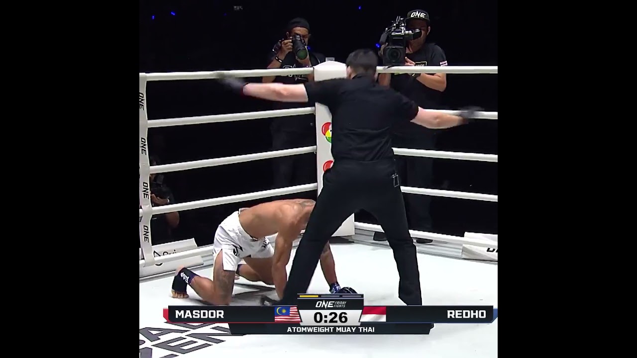 STYLED on him  Rifdean Masdor stops Mohamad Redho in Round 1 for his third straight win!