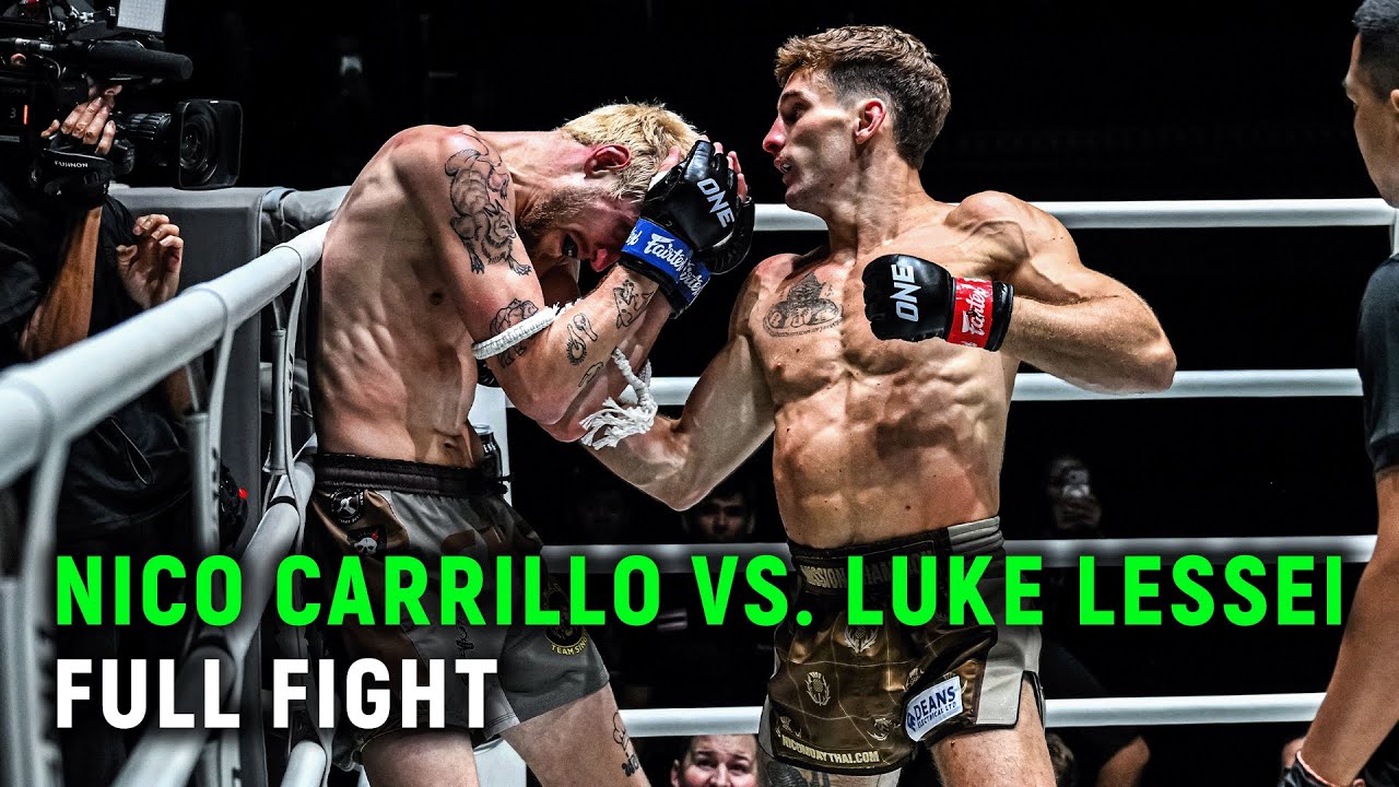 Total DOMINANCE  Nico Carrillo vs. Luke Lessei | Muay Thai Full Fight