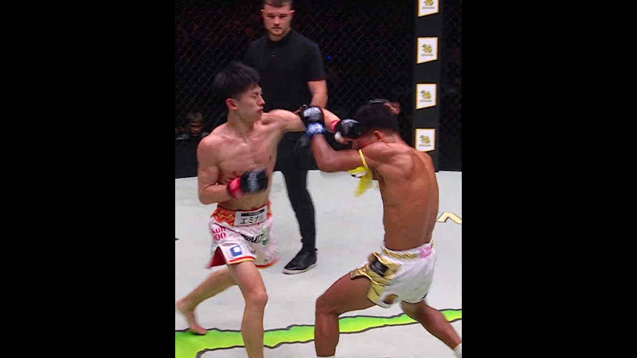 UNREAL speed ⚡️ Nadaka vs Numsurin went all out at ONE 173 in Tokyo!