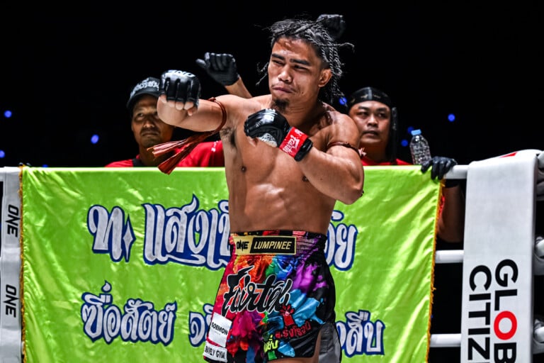 Suriyanlek Por Yenying readies himself to fight Mohamed Taoufyq at ONE Friday Fights 142
