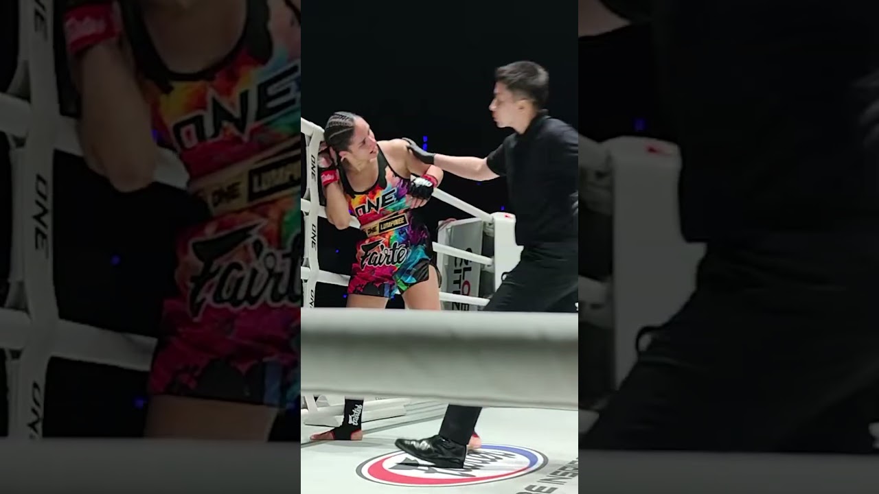 Hairdo malfunction at ONE Friday Fights 140