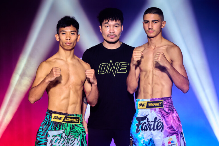 Pet Suanluangrodyok faces off with Nahyan Mohammed ahead of The Inner Cicle