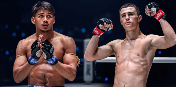 Decho (L) faces Rustam Yusunov (R) to see who moves closer to a six-figure ONE contract.