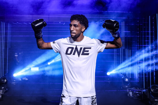 Othman Rhouni makes his way to the ring for ONE Friday Fights 155