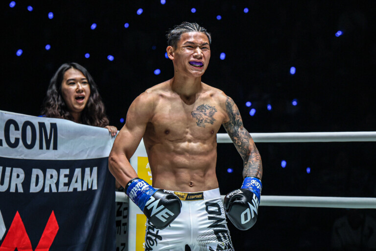 Chinese kickboxer Yuan Pengjie ahead of his bout