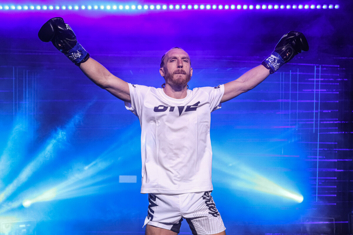 Ben Woolliss makes his way to the ring for The Inner Circle 22