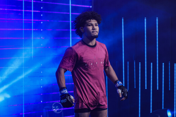 Antonio Cesar enters the ring against Lito Adiwang ONE Fight Night 45.