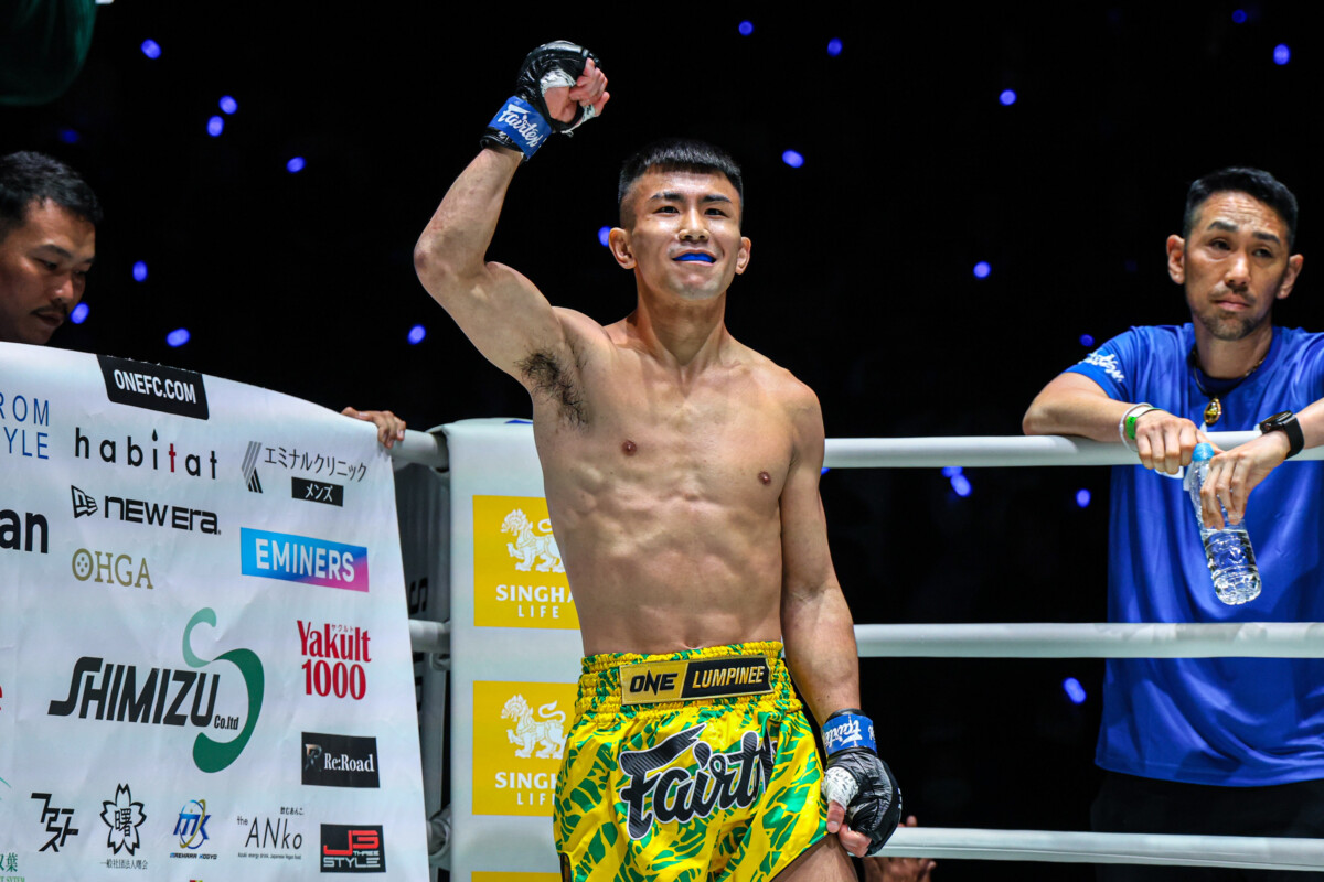 Asahi Shinagawa moments before his fight with Salvador Velazquez Villarello at The Inner Circle 24