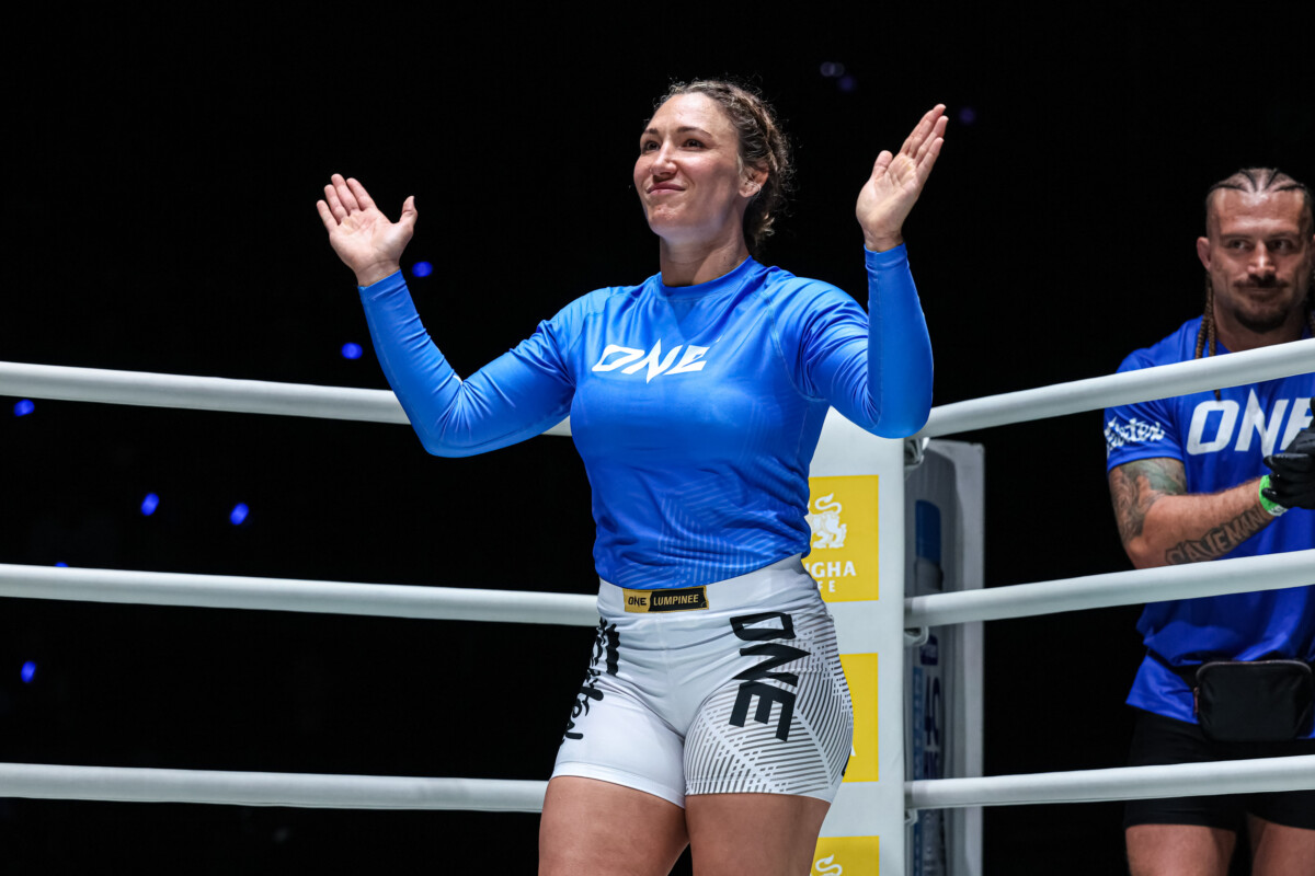 Paige Ivette Clymer moments before her fight with Helena Crevar at The Inner Circle 22
