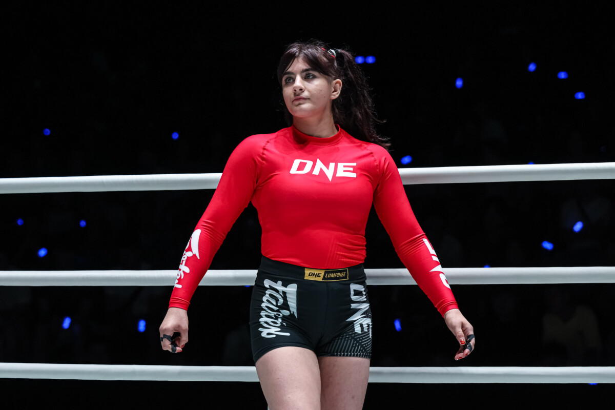 Helena Crevar moments before her fight with Paige Ivette Clymer at The Inner Circle 22
