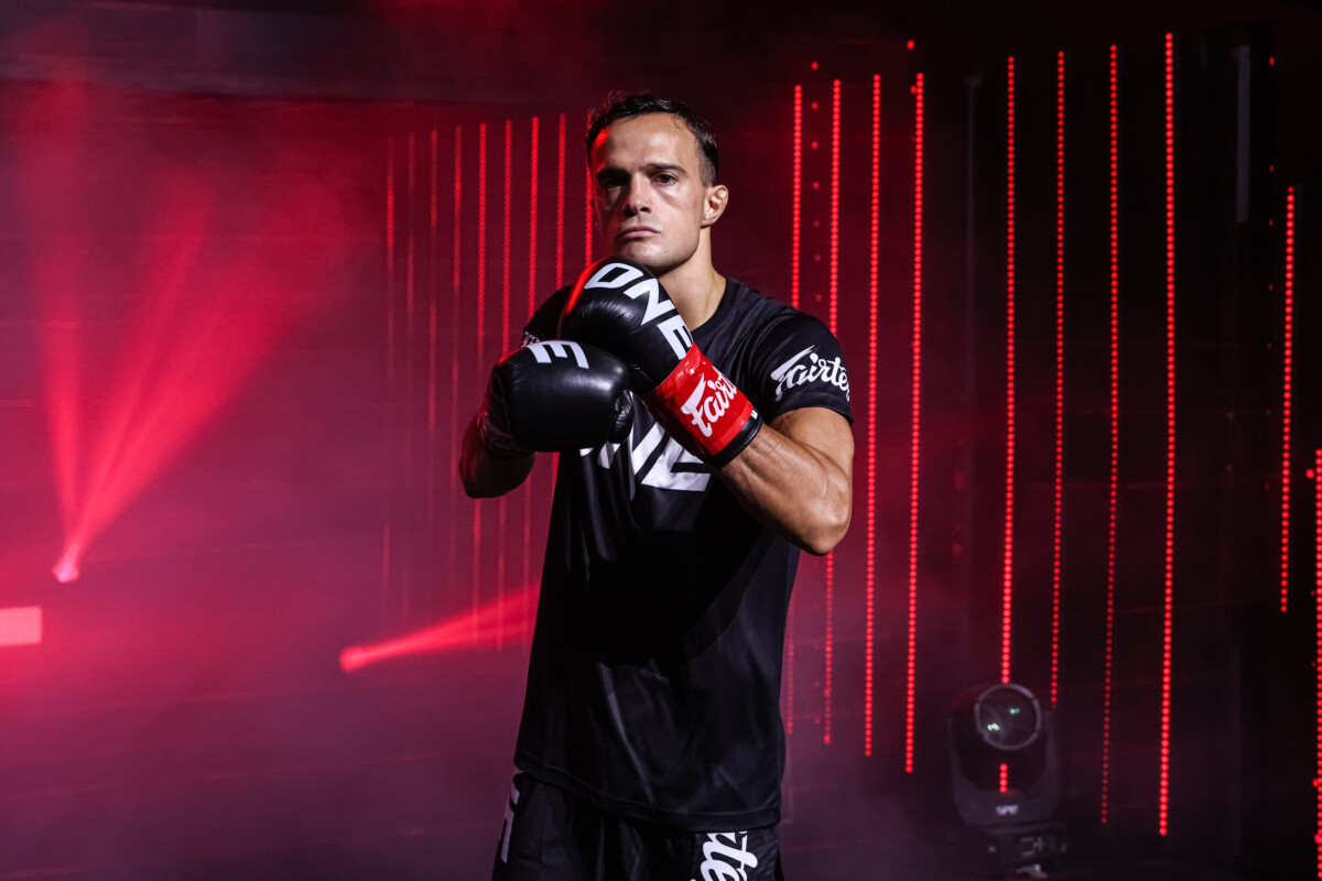 Jonathan Di Bella makes his way to the ring for The Inner Circle 22