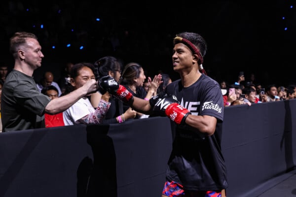 Panpayak Jitmuangnon makes his way to the ring at The Inner Circle 23 on July 24