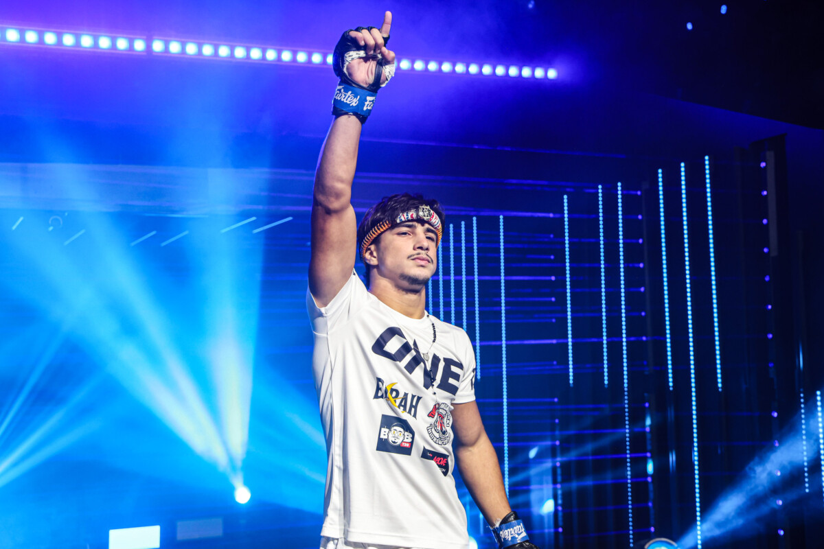 Ramadan Ondash makes his way to the ring at The Inner Circle 24