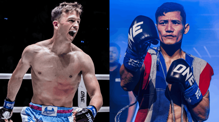 Stephen Irvine (L) meets Suablack (R) at ONE Fight Night 45