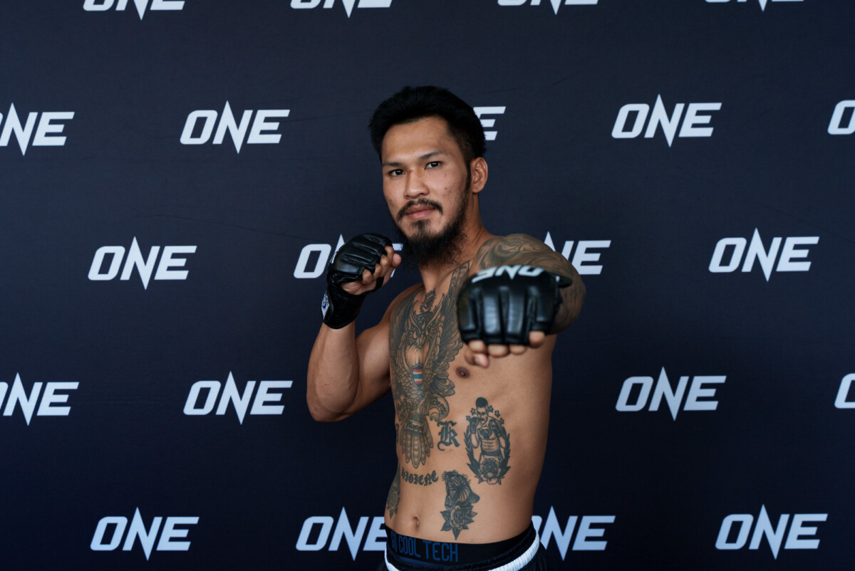 Suakim Pongsuphan PK steps in front of the camer at The Inner Circle 25 open workout