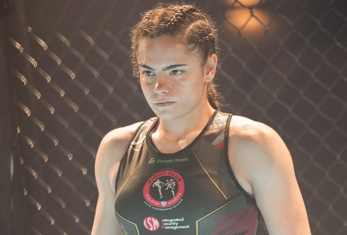 Greek kickboxer Antonia Prifti