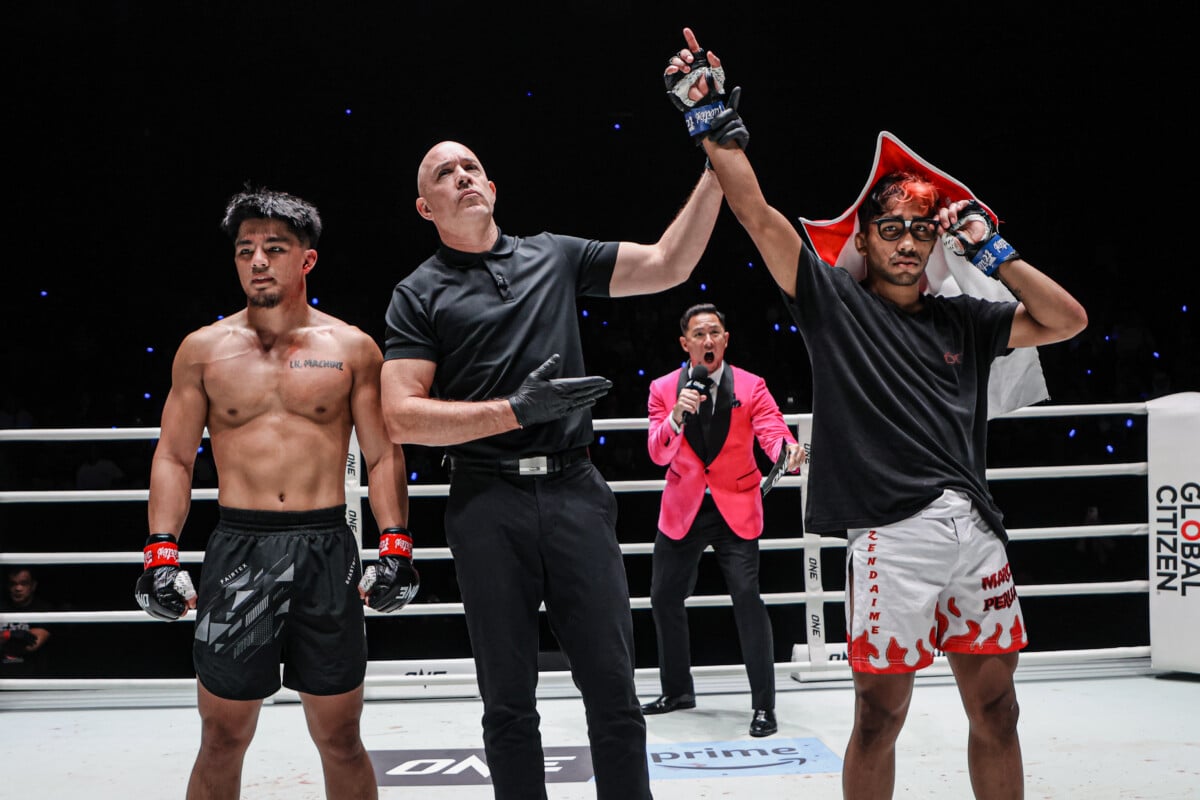 Marcos Aurelio Jhanlo Mark Sangiao via knockout at ONE Fight Night 46