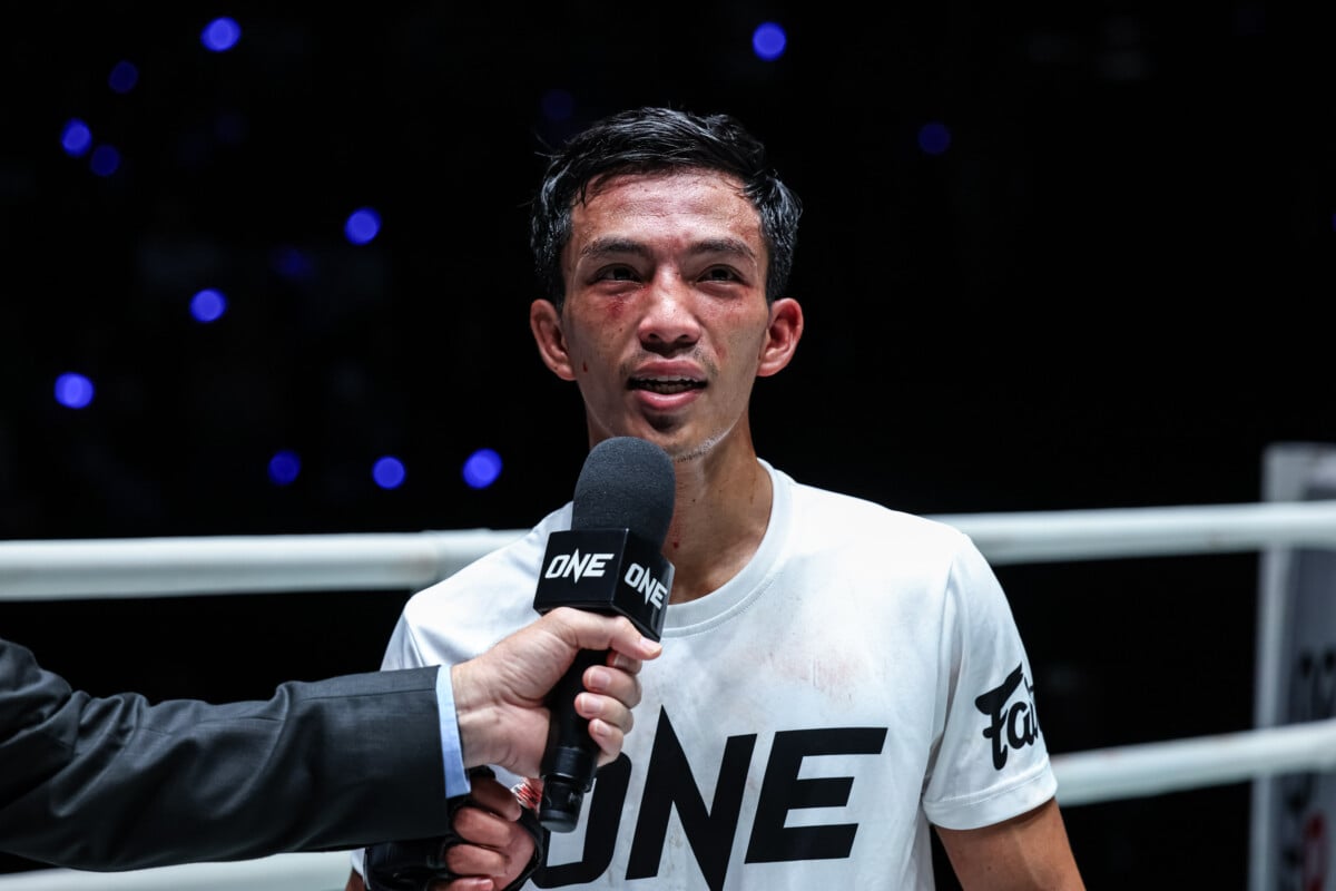Petnamkhong speaks after his win at The Inner Circle 26