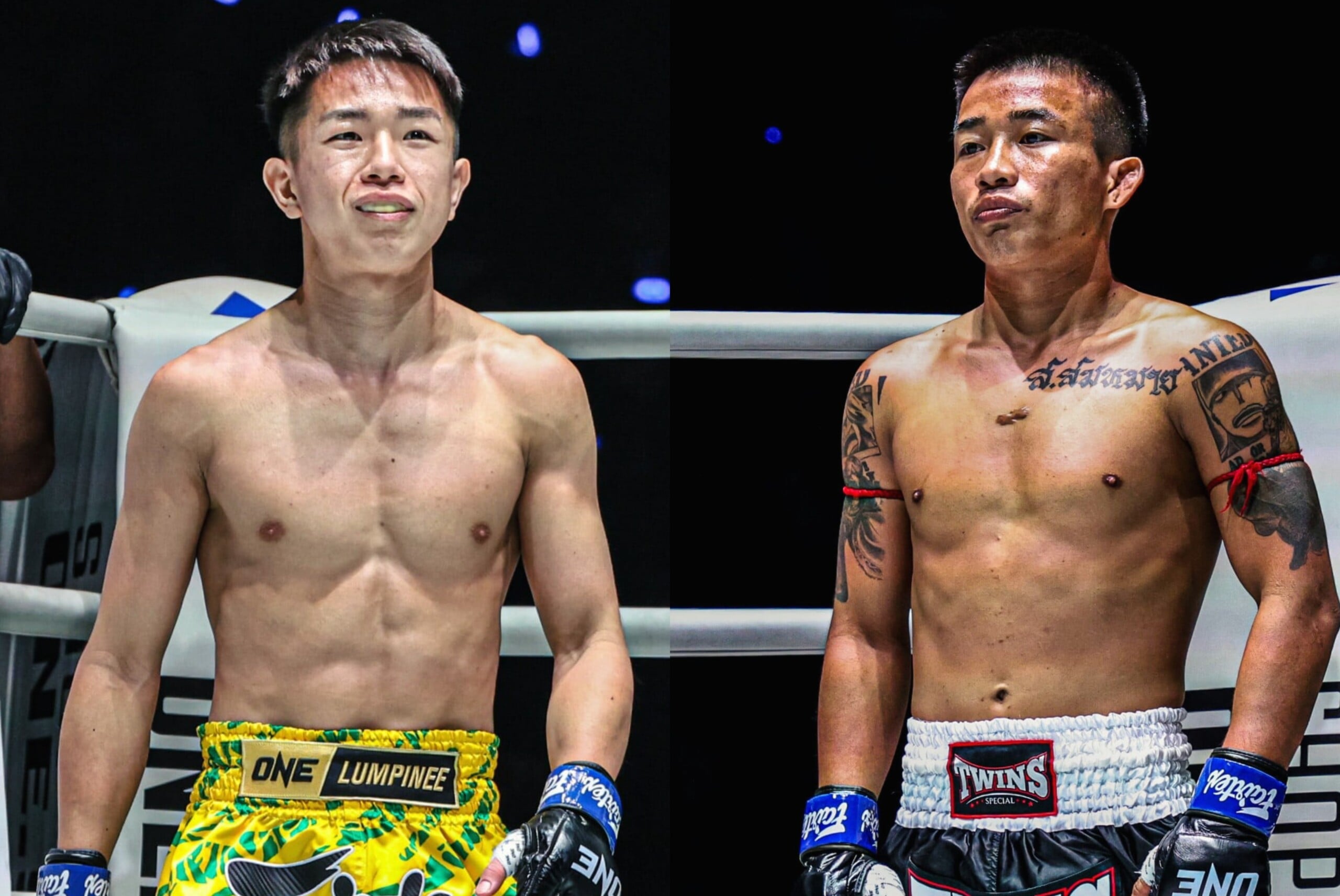Ryuya Okuwaki and Chokdee Maxjandee collide at ONE SAMURAI 3.