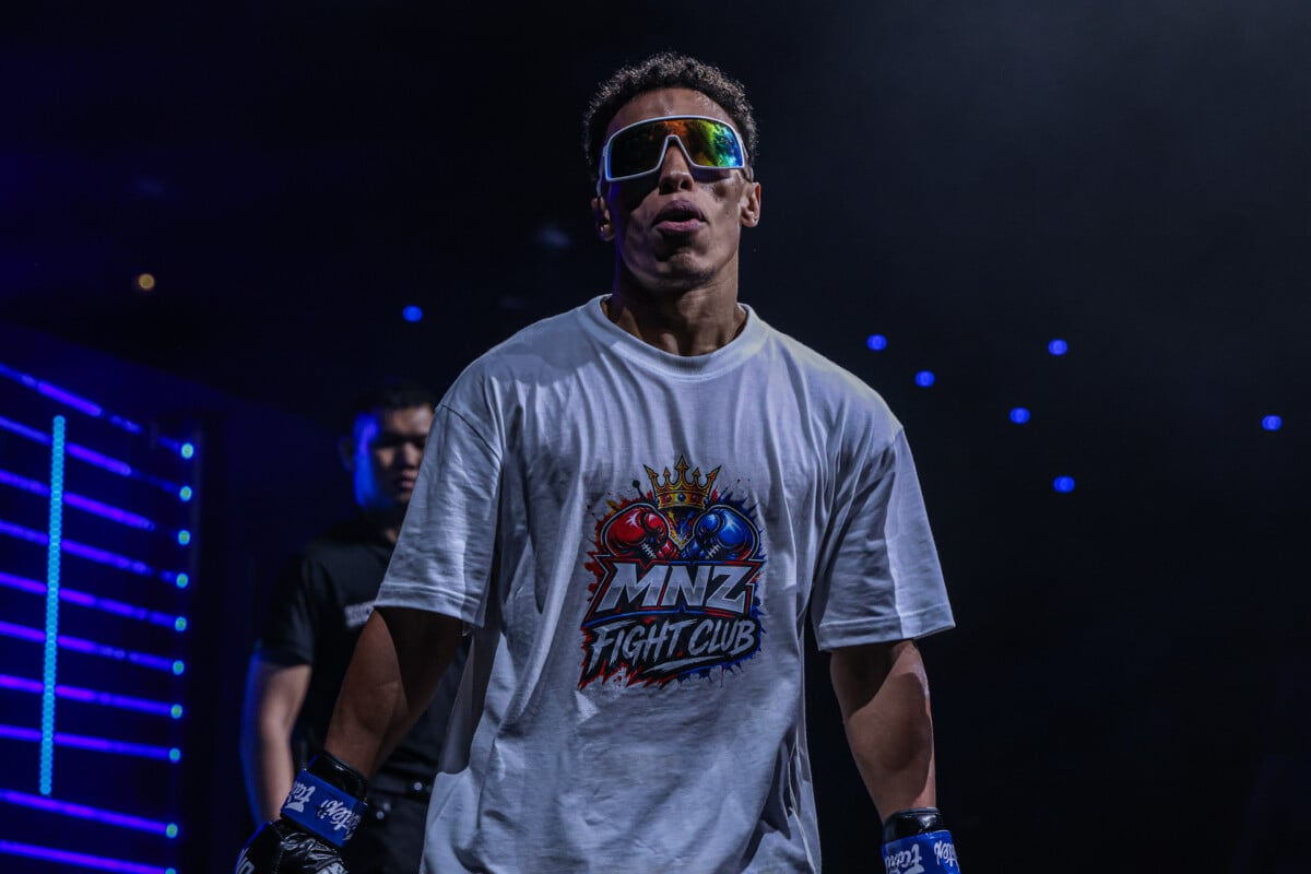 Elmehdi El Jamari heads to the ring to fight Ngoc Phu Nguyen at ONE Fight Night 47