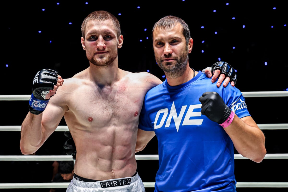 Konstantin Shakhtarin celebrates his win against Enzo Kartoum at The Inner Circle 32