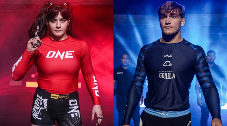 Helena Crevar (L) and Pawel Jaworski dominate in the 2026 ADCC World Championships