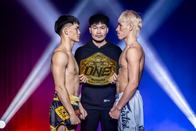Muay Thai fighters Rambolek Chor Ajalaboon faces off with Yod-IQ Or Pimolsri ahead of The Inner Circle 30