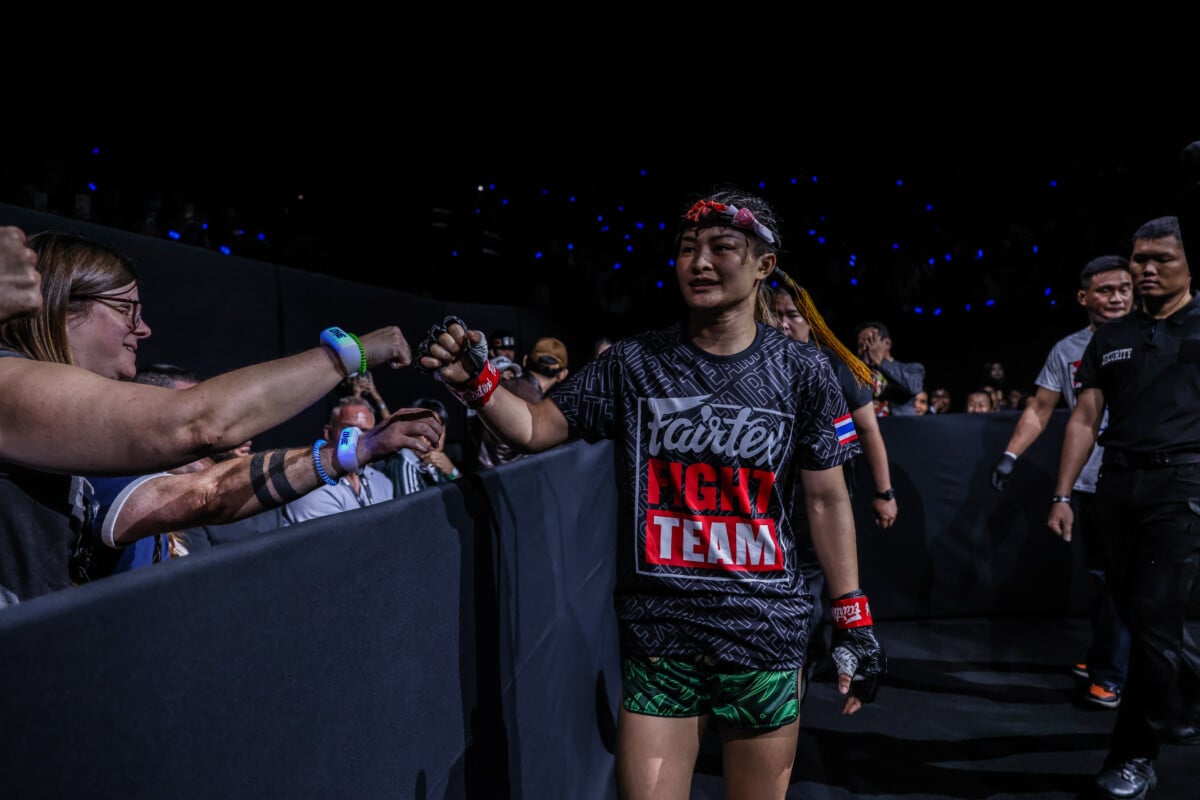 Stamp Fairtex heads toward the ring for Selina Flores matchup at ONE Fight Night 47