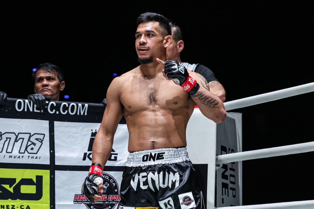 Arian Esparza gets ready to fight Sam Fitzgerald at ONE Fight Night 48