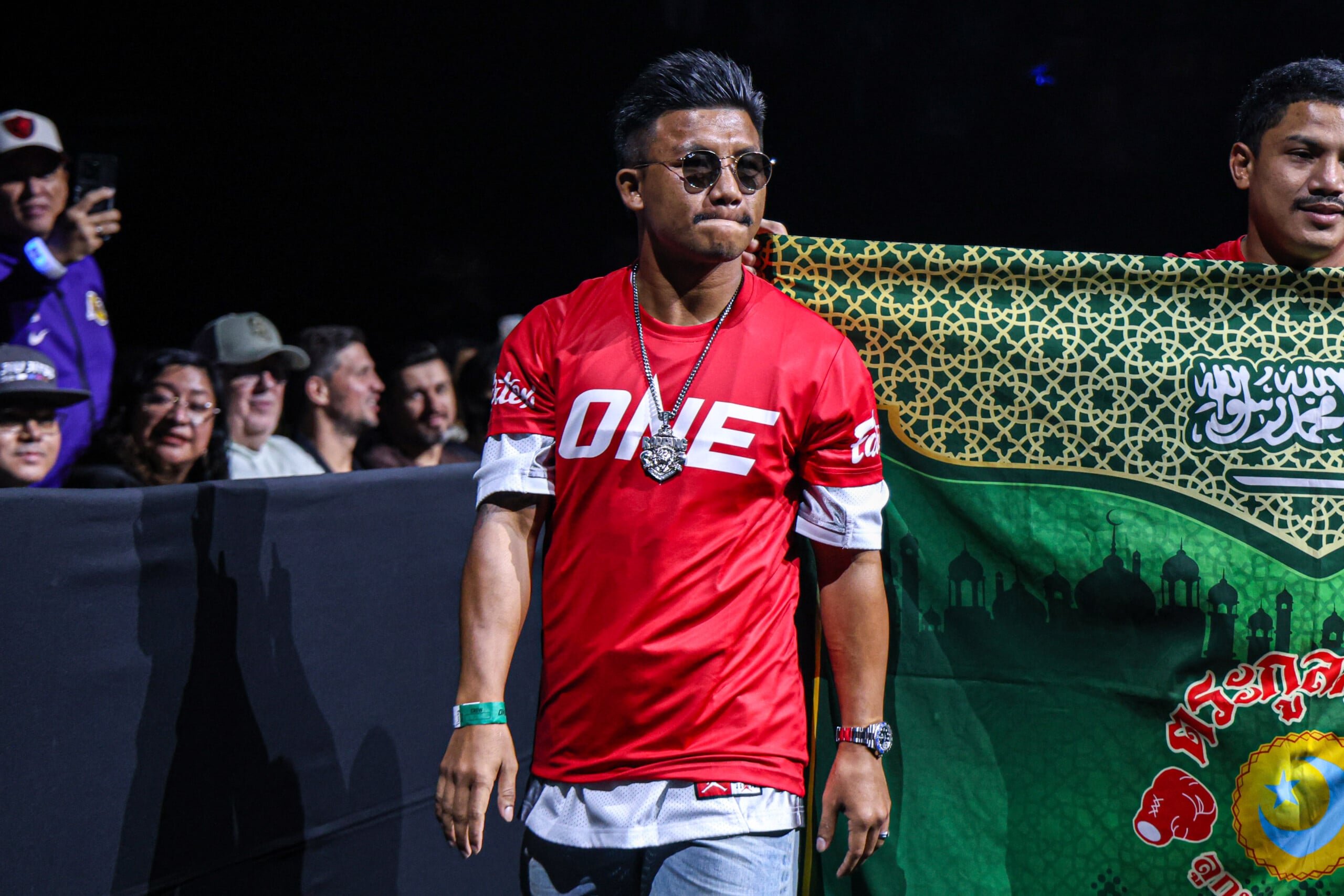 Rodtang makes his walk at The Inner Circle 33.