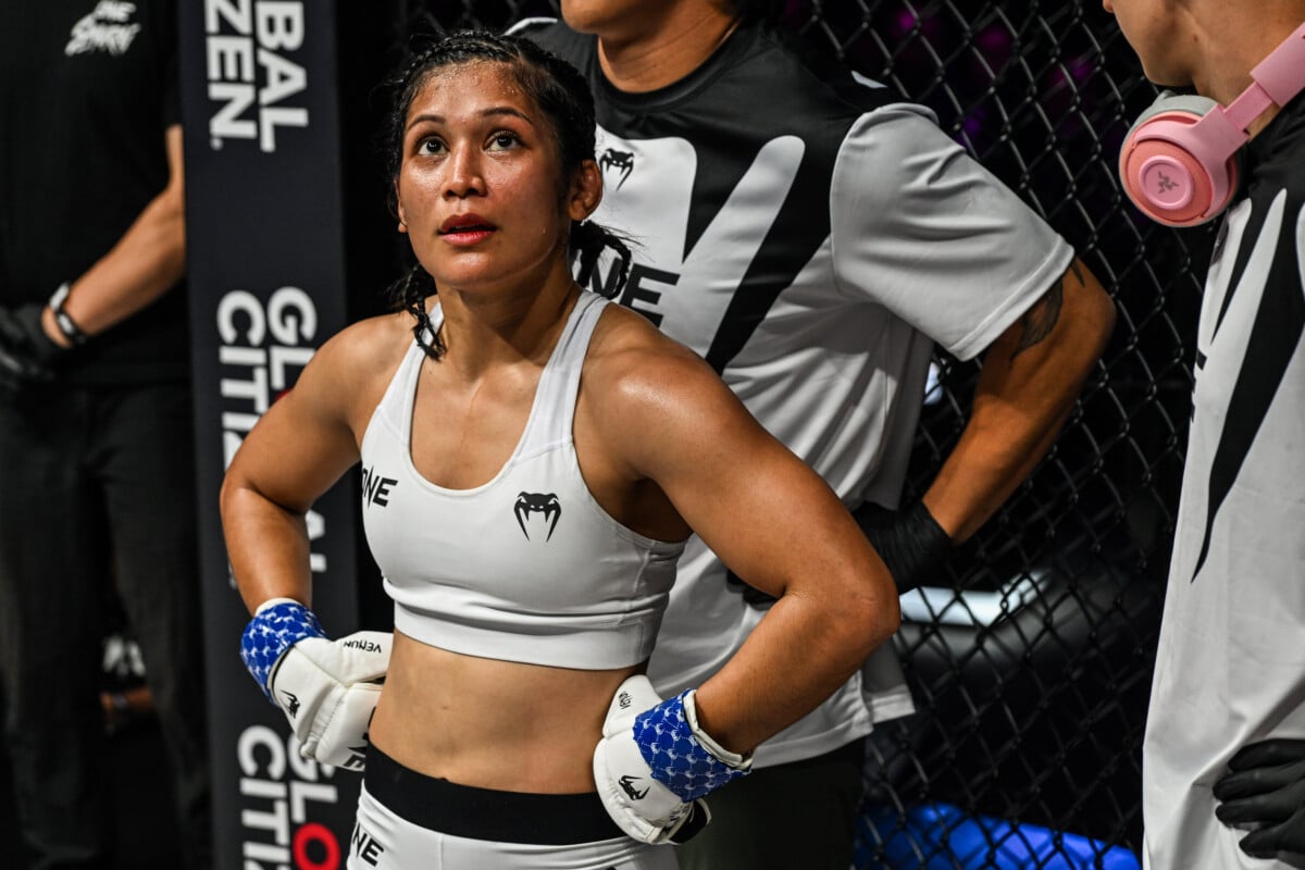 Malaysian MMA fighter Jihin Radzuan awaits the fight result