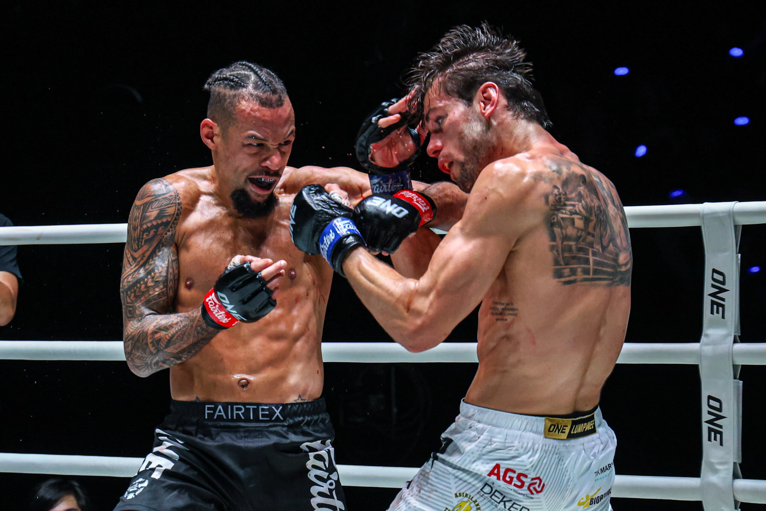 Regian Eersel lands a clean shot on George Jarvis at The Inner Circle 33.