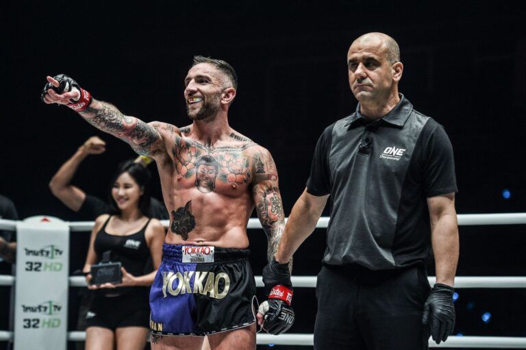 Liam Harrison defeats VS Mohammed Bin Mahmoud at ONE A NEW TOMORROW YK 6039 768x511