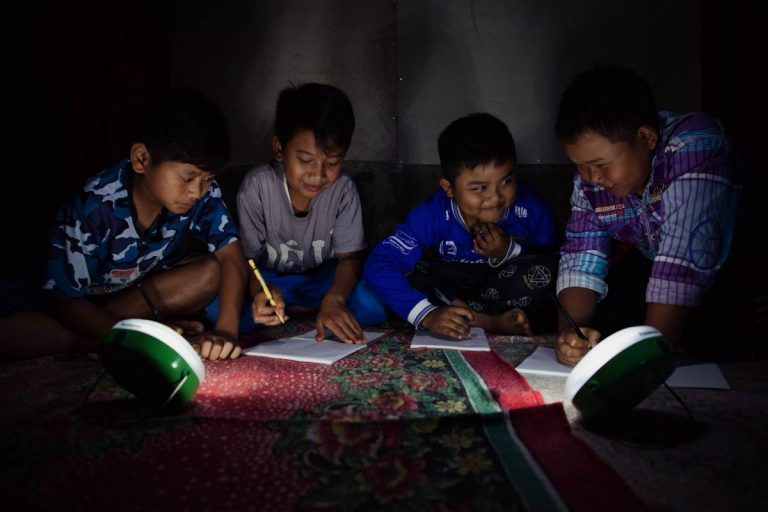 ONE Championship teams up with Panasonic to bring solar lanterns to beneficiaries of Yayasan Usaha Mulia in West Java, Indonesia