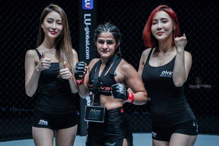 Ritu Phogat defeats Wu Chiao Chen ONE KING OF THE JUNGLE DC IMGL1890 768x512