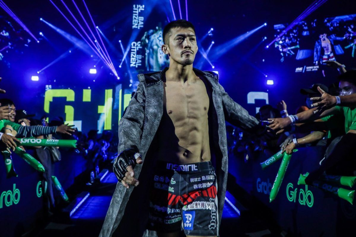 Shooto Bantamweight World Champion Shoko Sato enters the Mall Of Asia Arena