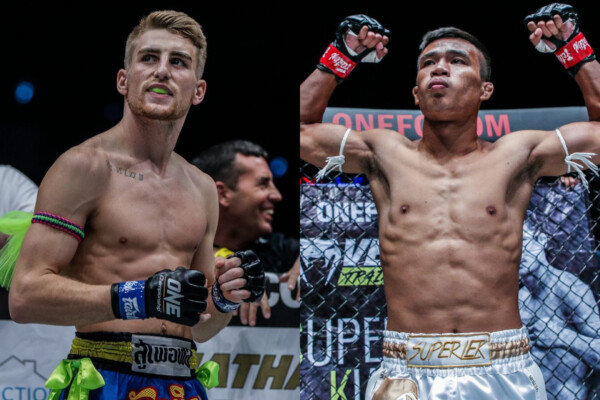 Muay Thai fighters Jonathan Haggerty and Superlek Kiatmoo9