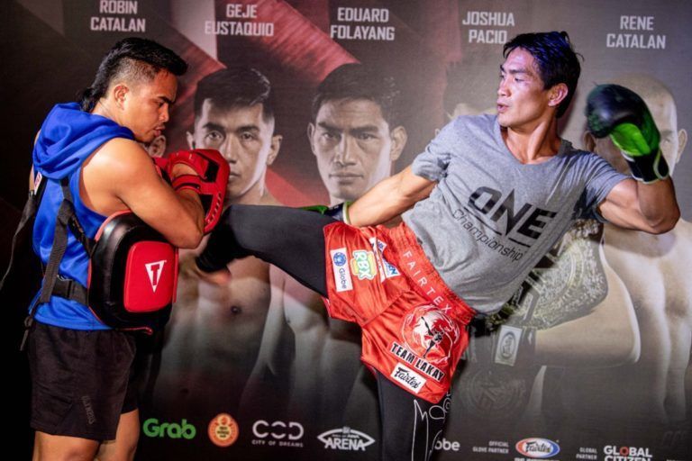 Eduard "Landslide" Folayang ONE: MASTERS OF FATE open Workout