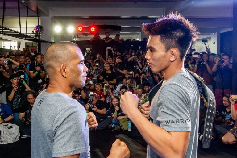 Joshua Pacio and Rene Catalan at the ONE MASTERS OF FATE Open WorkoutTE1_0271 768x512