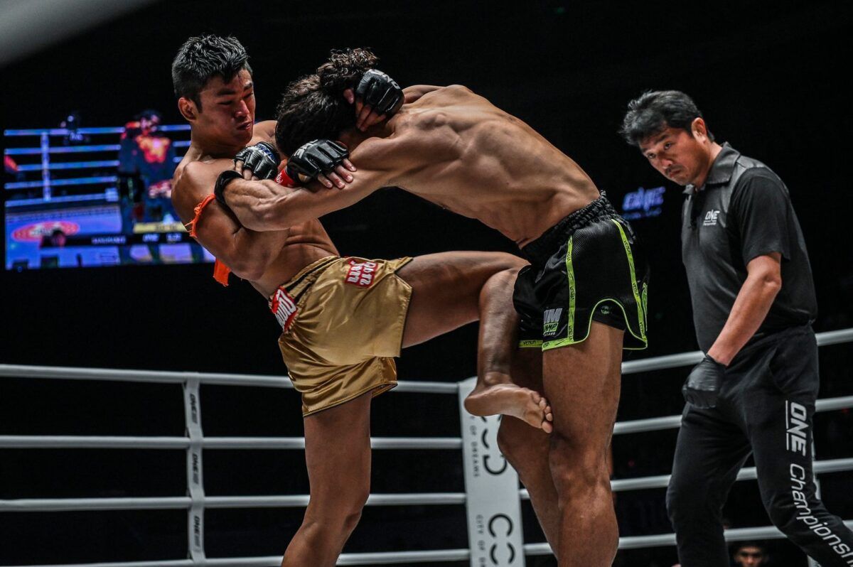 Sangmanee Sathian MuayThai defeats Azize Hlali at ONE MASTERS OF FATE YKZ_8361 1200x798