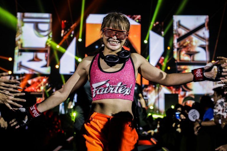 Thai superstar Stamp Fairtex dances her way to the ring