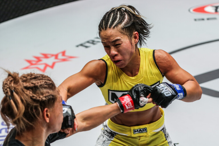 Pictures from the fight between Seo Hee Ham and Denice Zamboanga from ONE: EMPOWER