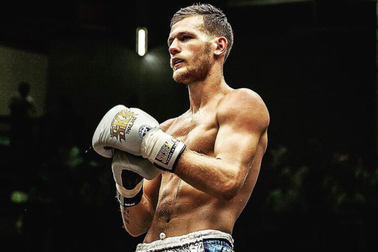Muay Thai star Jimmy Vienot gets ready to fight