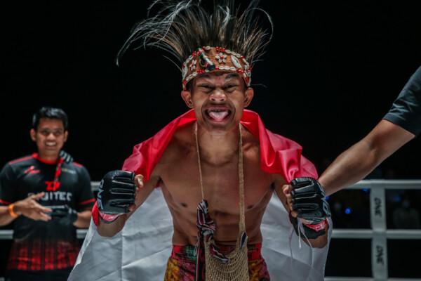 Adrian Mattheis is declared winner against Zelang Zhaxi at ONE Fight Night 7
