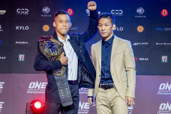 ONE Featherweight World Champion Martin Nguyen and Japanese contender Koyomi Matsushima