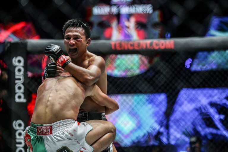 Elias Mahmoudi defeats Lerdsila Phuket Top Team at ONE MARK OF GREATNESS DW 1186 768x512