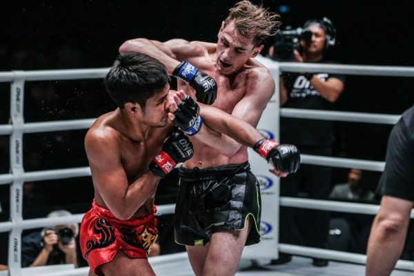 Muangthai PK. Saenchaimuaythaigym defeats Brice Delval at ONE A NEW TOMORROW DC 1815 600x400
