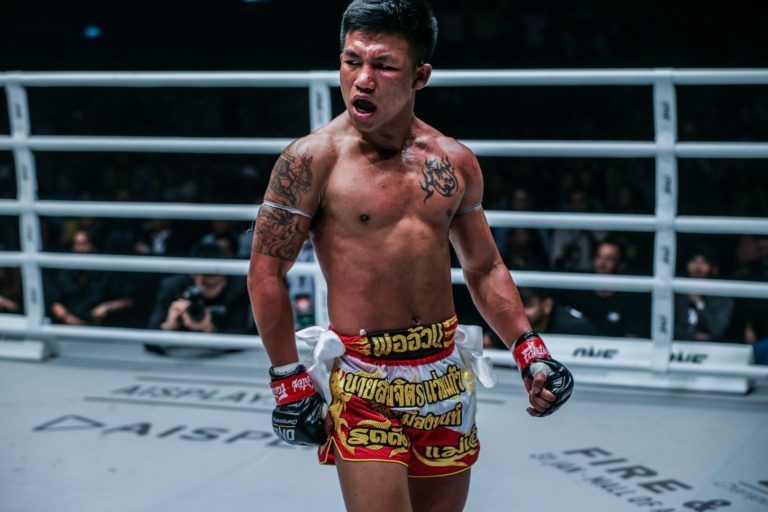 ONE Flyweight Muay Thai World Champ Rodtang Jitmuangnon stands tall in his victory over Jonathan Haggerty in January 2020